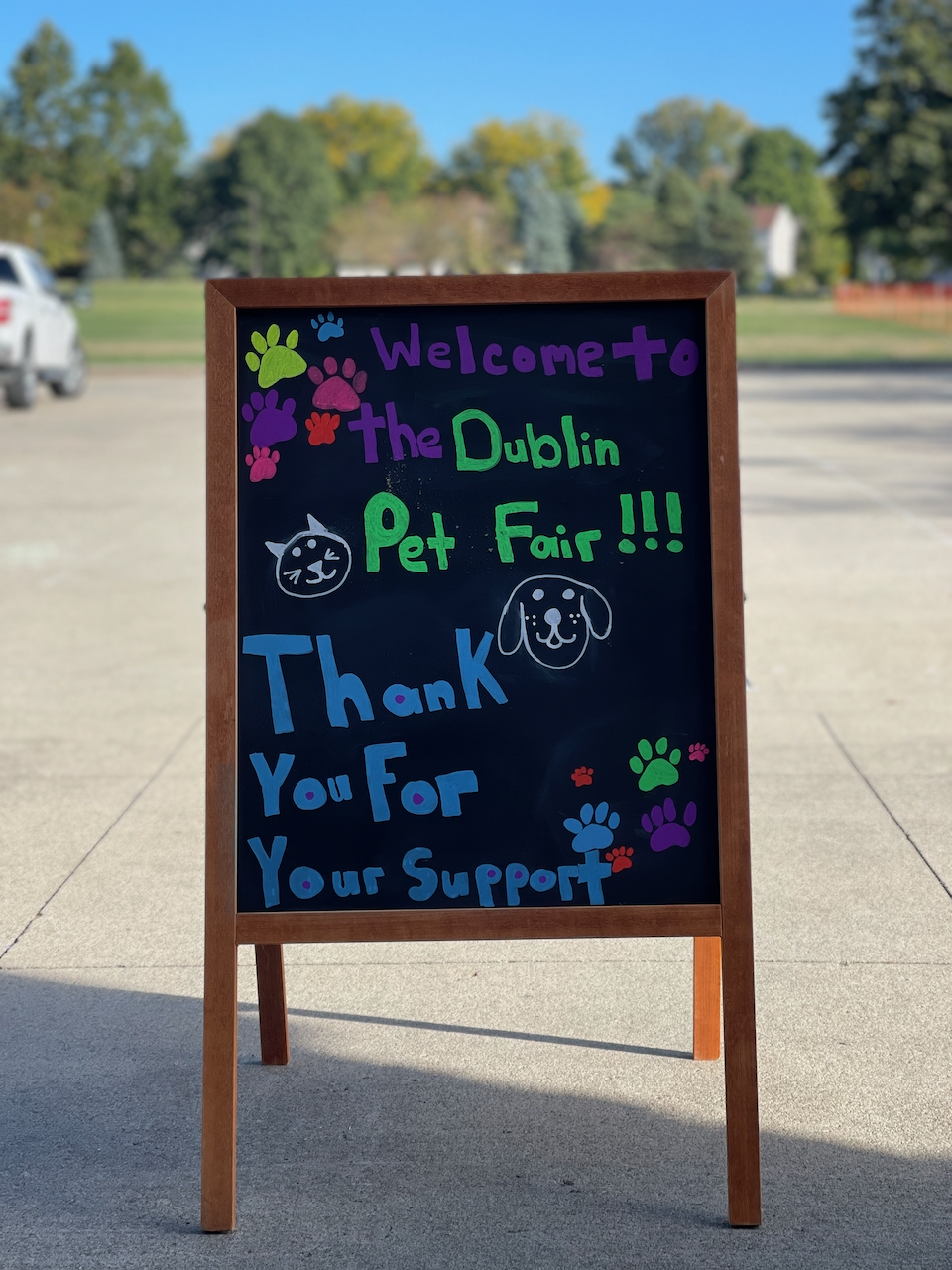 DPF Welcome Sign